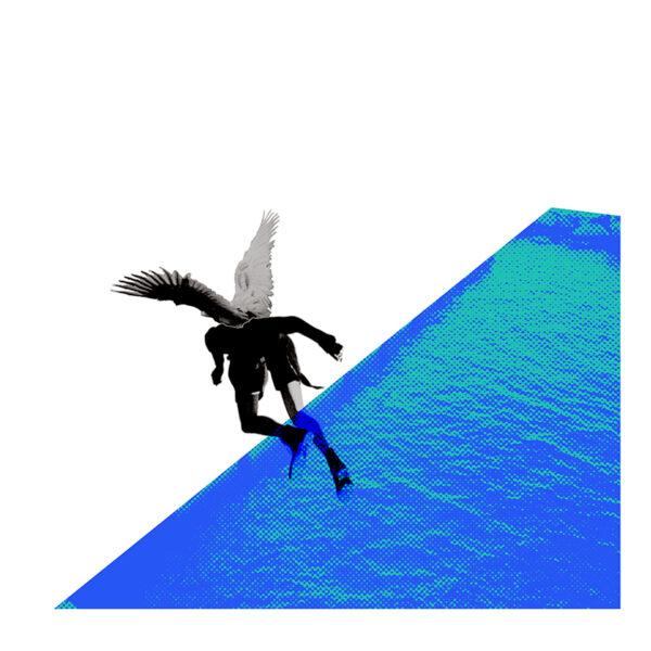 Icarian Fall #4 Art Print