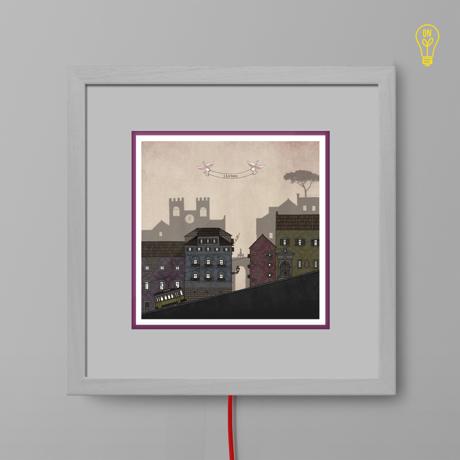 Lisboa Illustrated Light Box Lisboa Illustrated Light Box