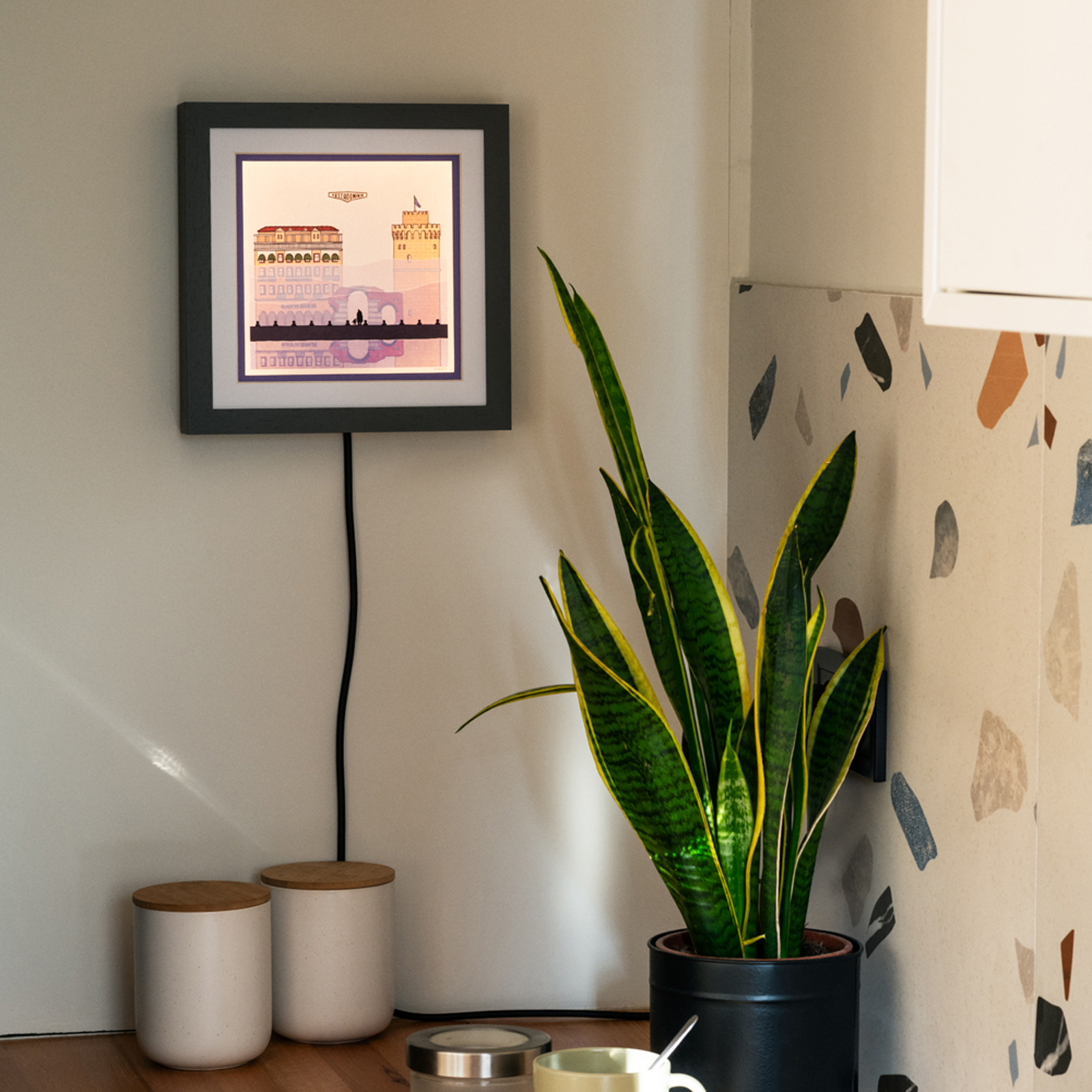 Thessaloniki Illustrated Light Box Thessaloniki Illustrated Light Box