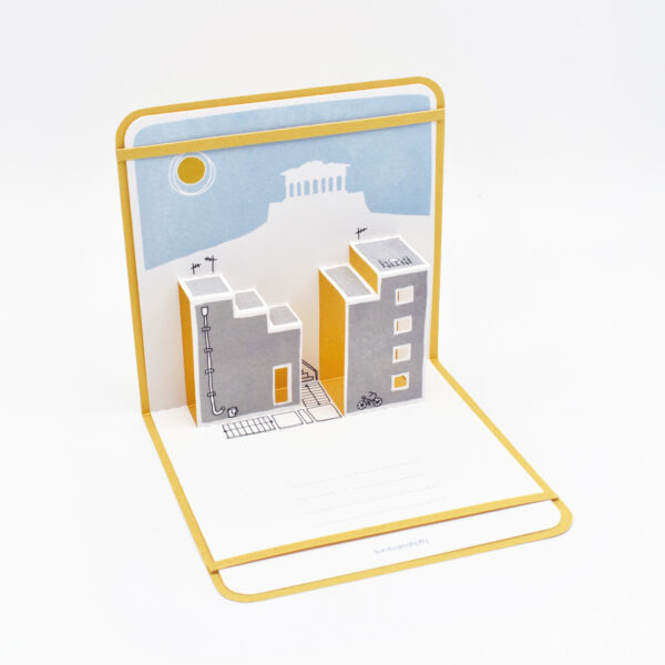 Athens #1 Pop Up Card Athens #1 Pop Up Card