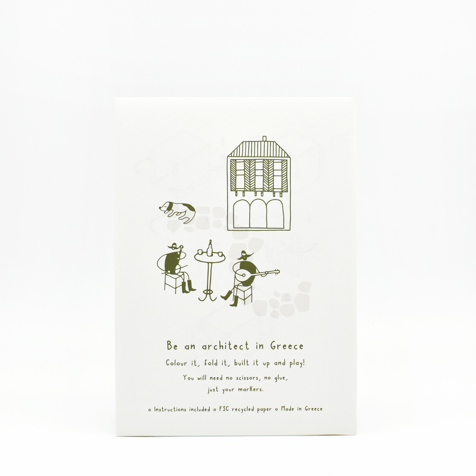 Crete – Architectural DIY Paper Toy for Kids Crete – Architectural DIY Paper Toy for Kids