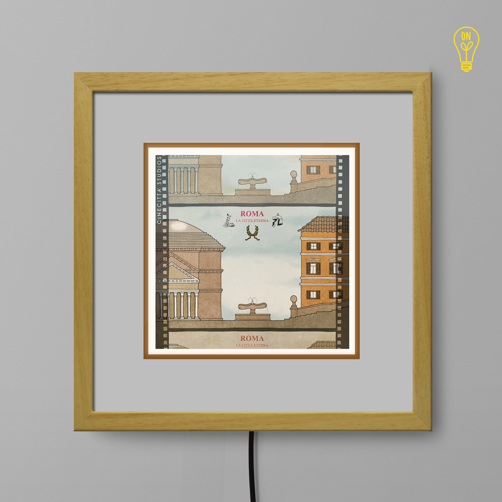 Roma Illustrated Light Box Roma Illustrated Light Box