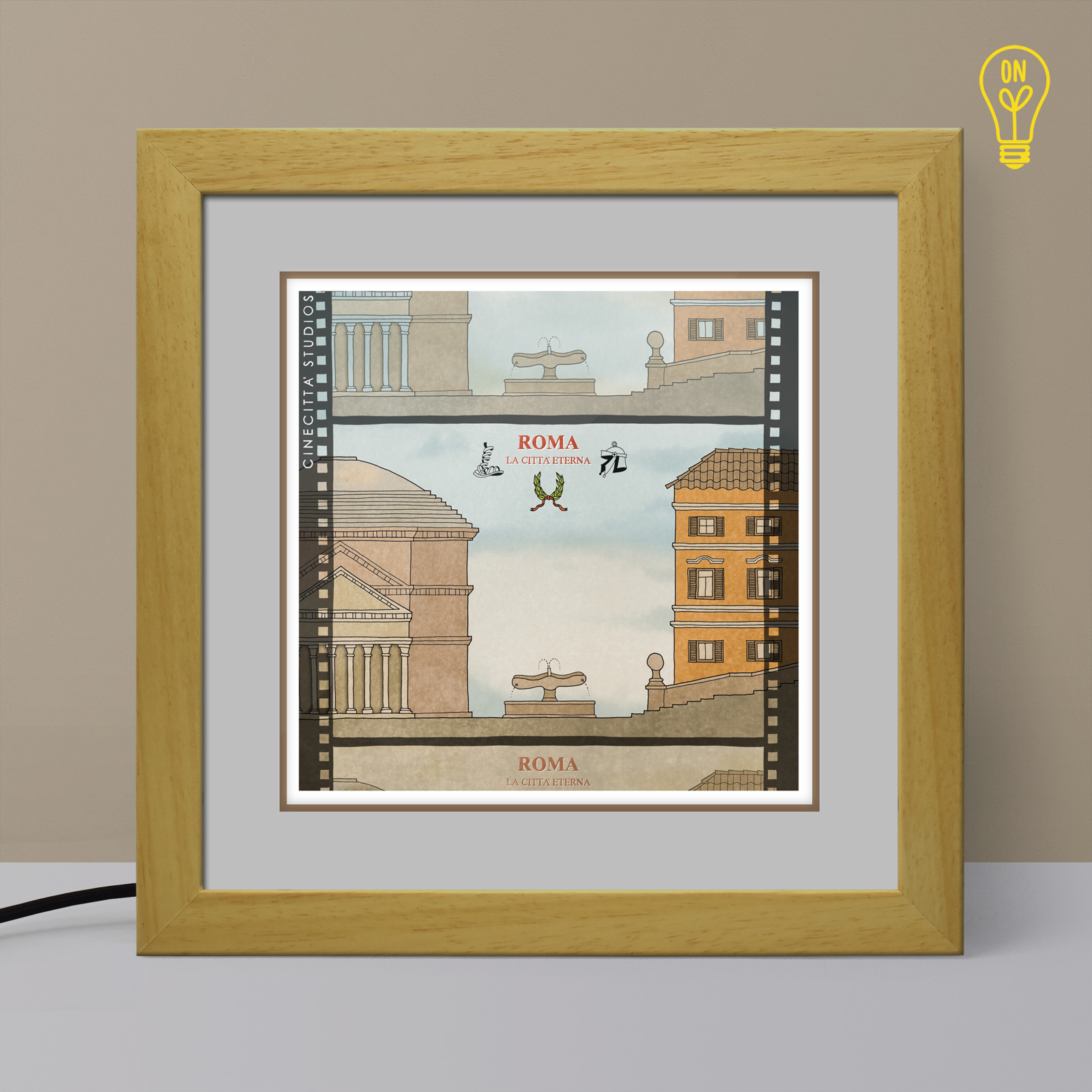 Roma Illustrated Light Box Roma Illustrated Light Box