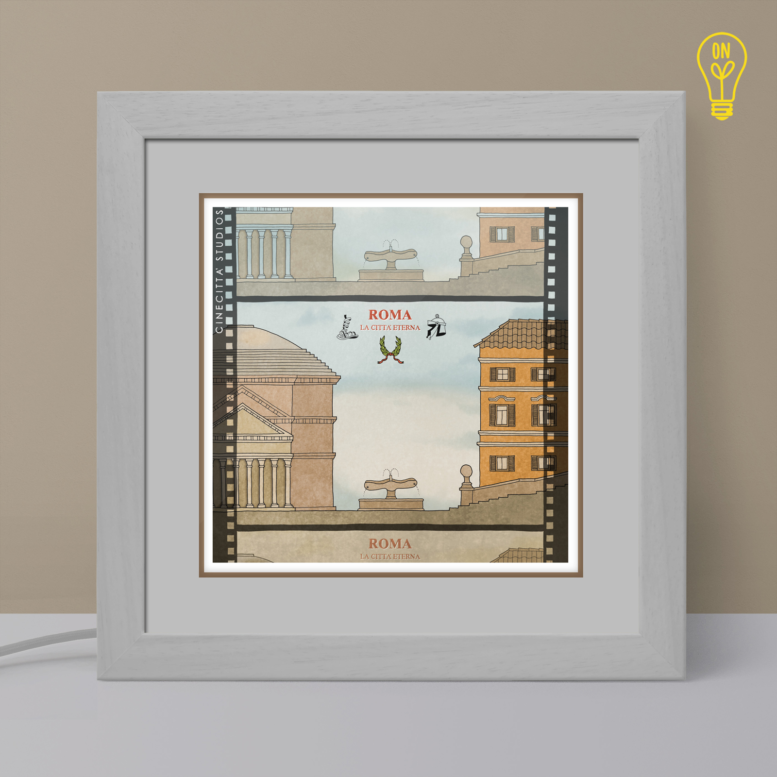 Roma Illustrated Light Box Roma Illustrated Light Box