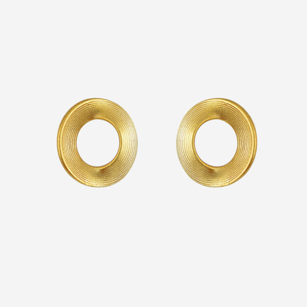 Illusion Medium Circle Earrings
