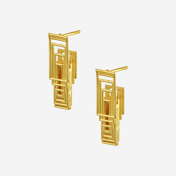 Skyscraper 3d σκουλαρίκια