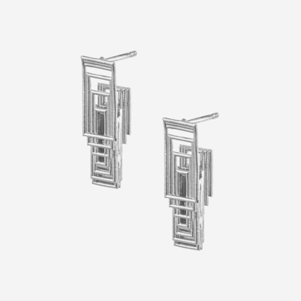 Skyscraper 3d earrings