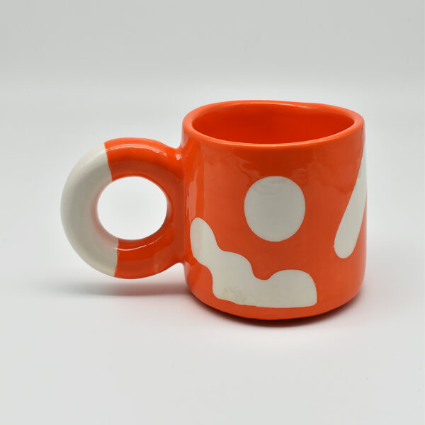 ornage mug somanyblobs