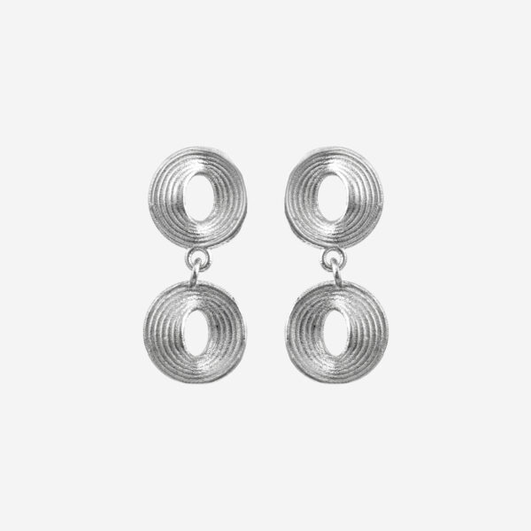 Illusion Double Small Circle Earrings