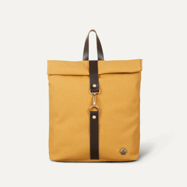 Mini roll top Backpack Yellow