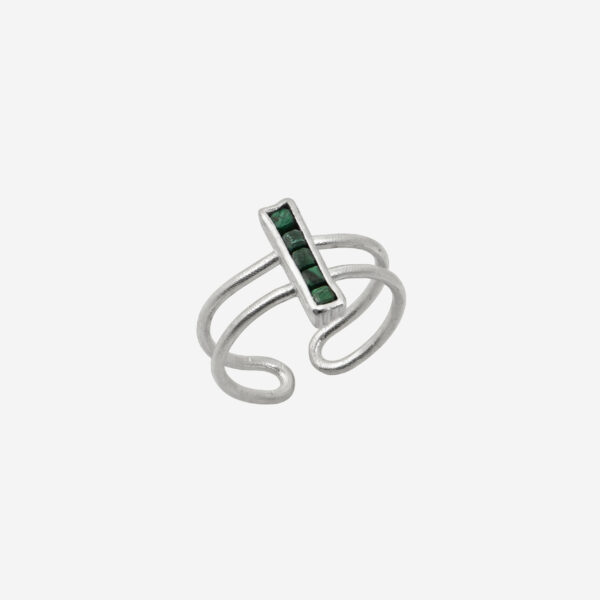 Tetra Vertical Line Ring