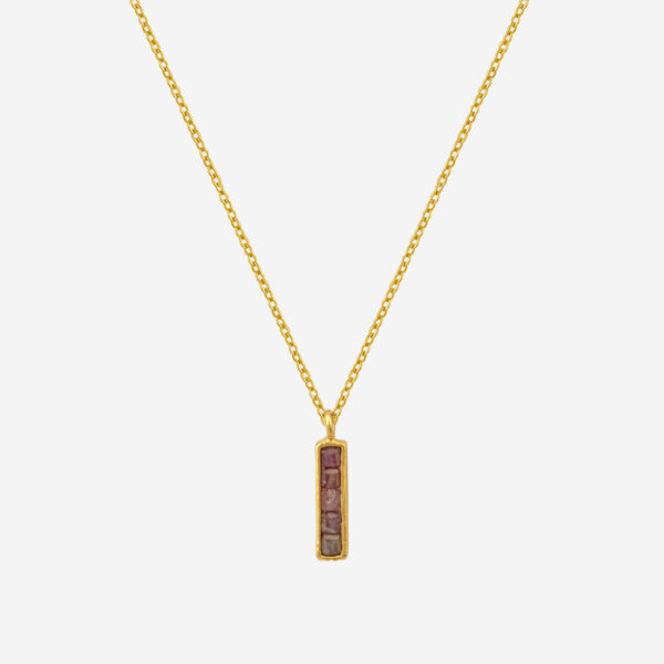 Tetra Line Pendant Necklace