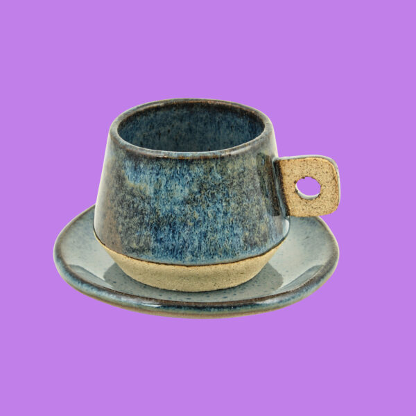 Ceramic small cup Blue (set or single) Ceramic small cup Blue (set or single)