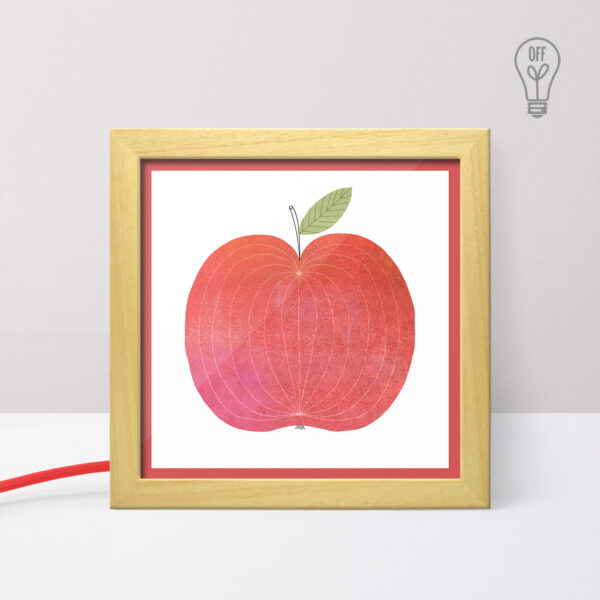 Apple House Tiny Illustrated USB Light Box