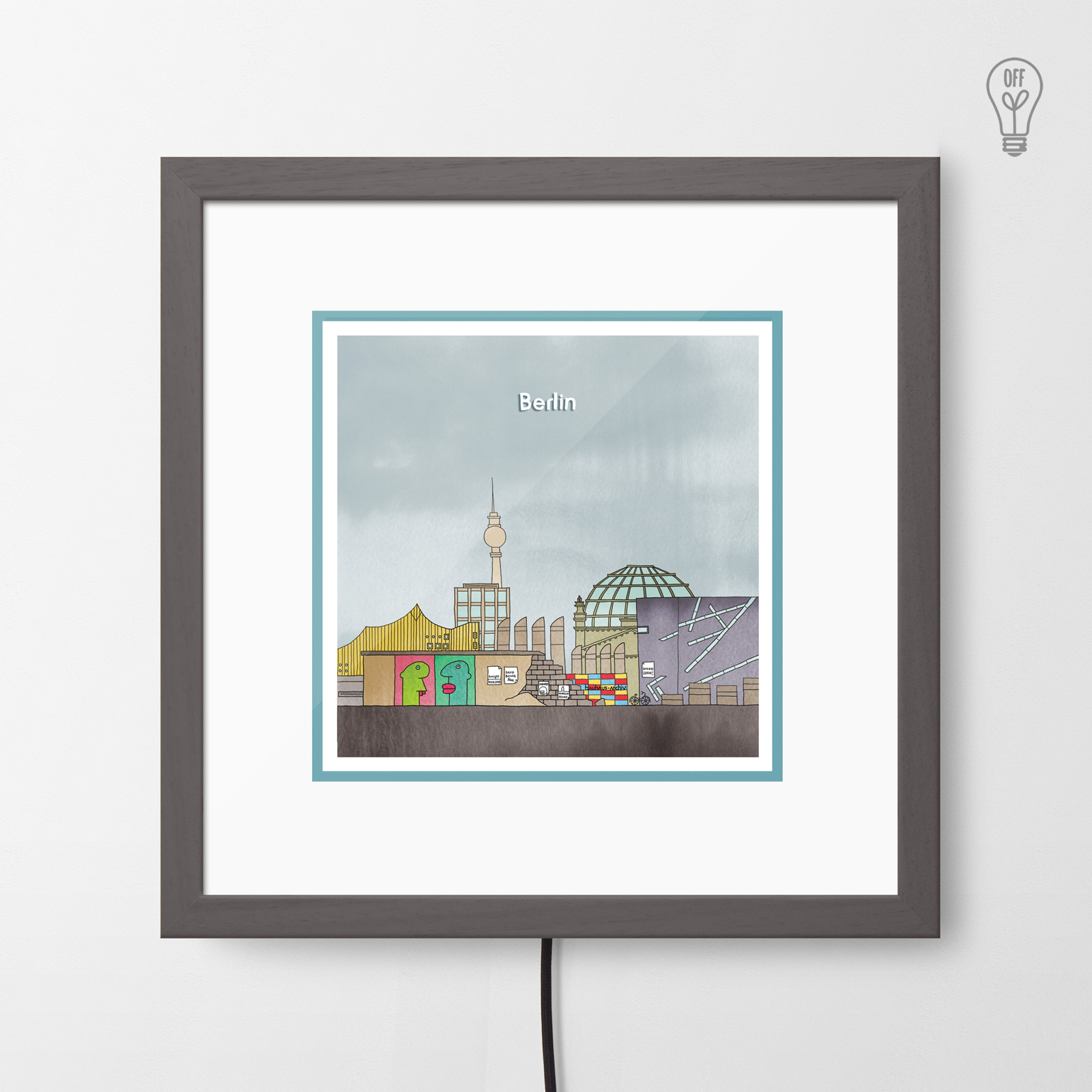 Berlin Illustrated Light Box Berlin Illustrated Light Box