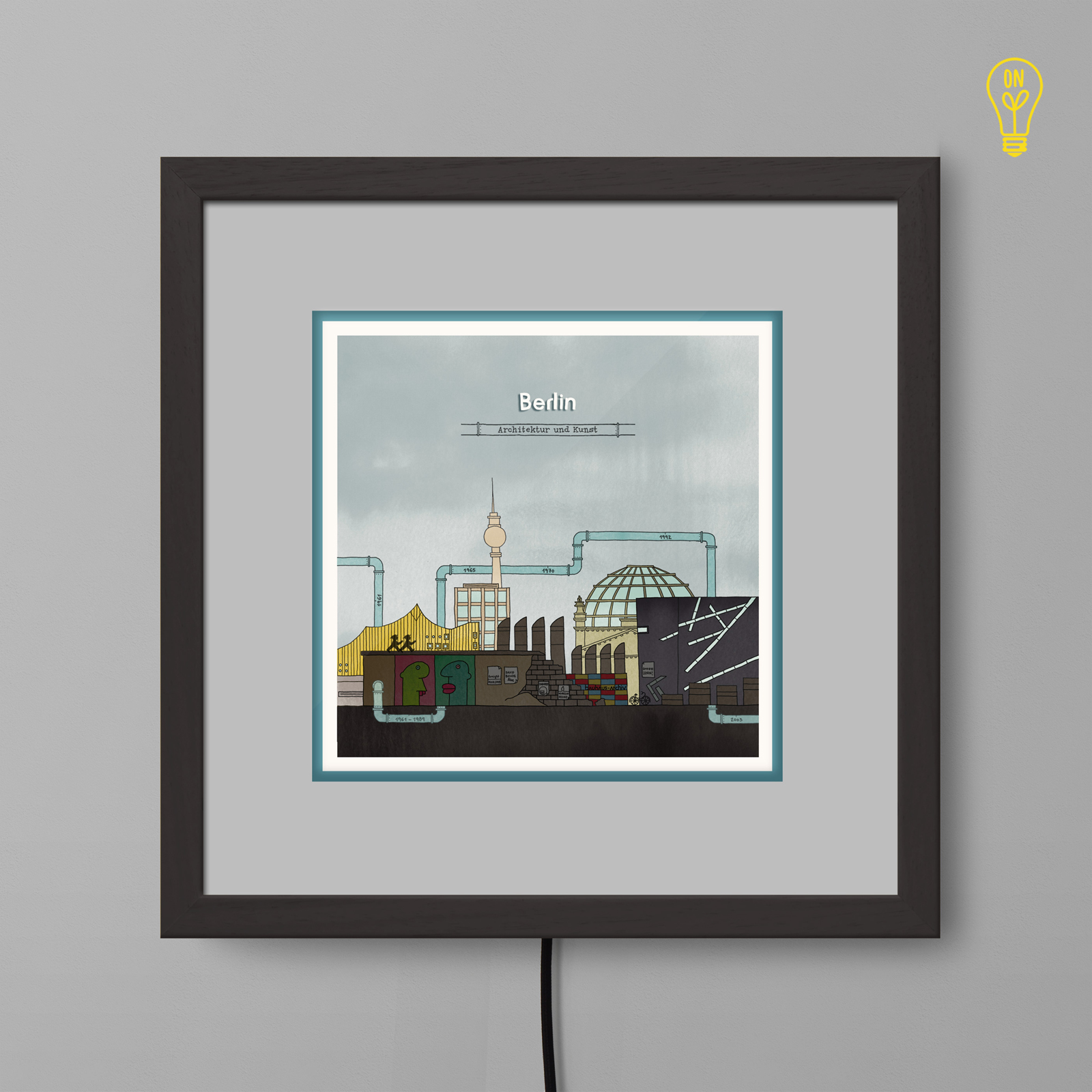 Berlin Illustrated Light Box Berlin Illustrated Light Box