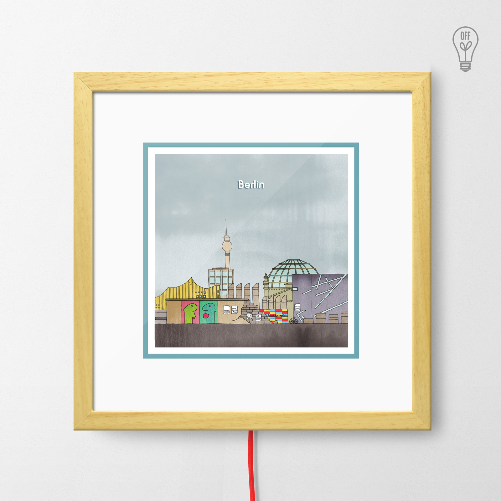 Berlin Illustrated Light Box Berlin Illustrated Light Box