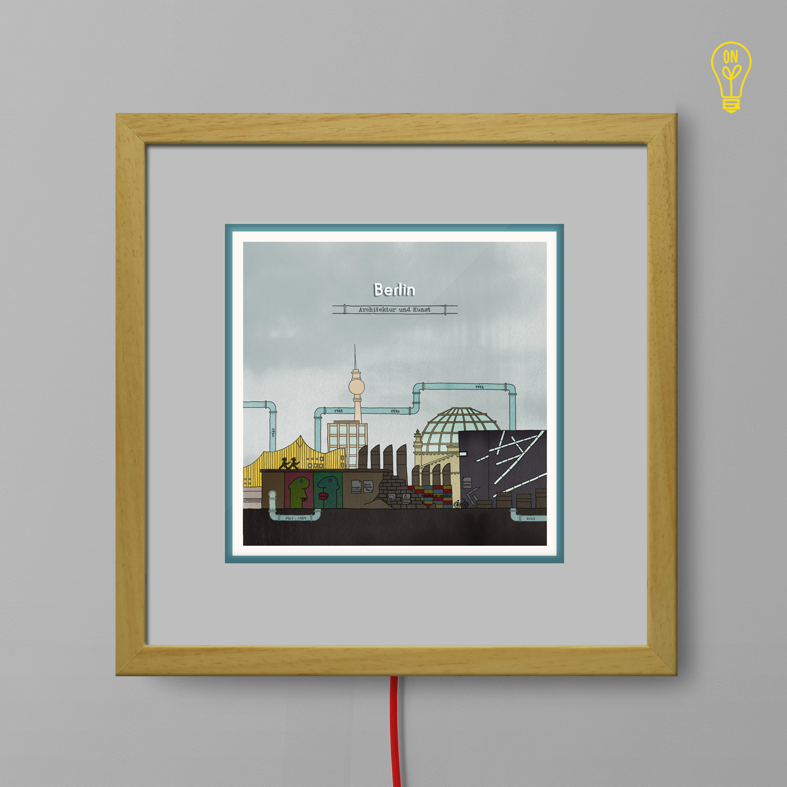 Berlin Illustrated Light Box Berlin Illustrated Light Box