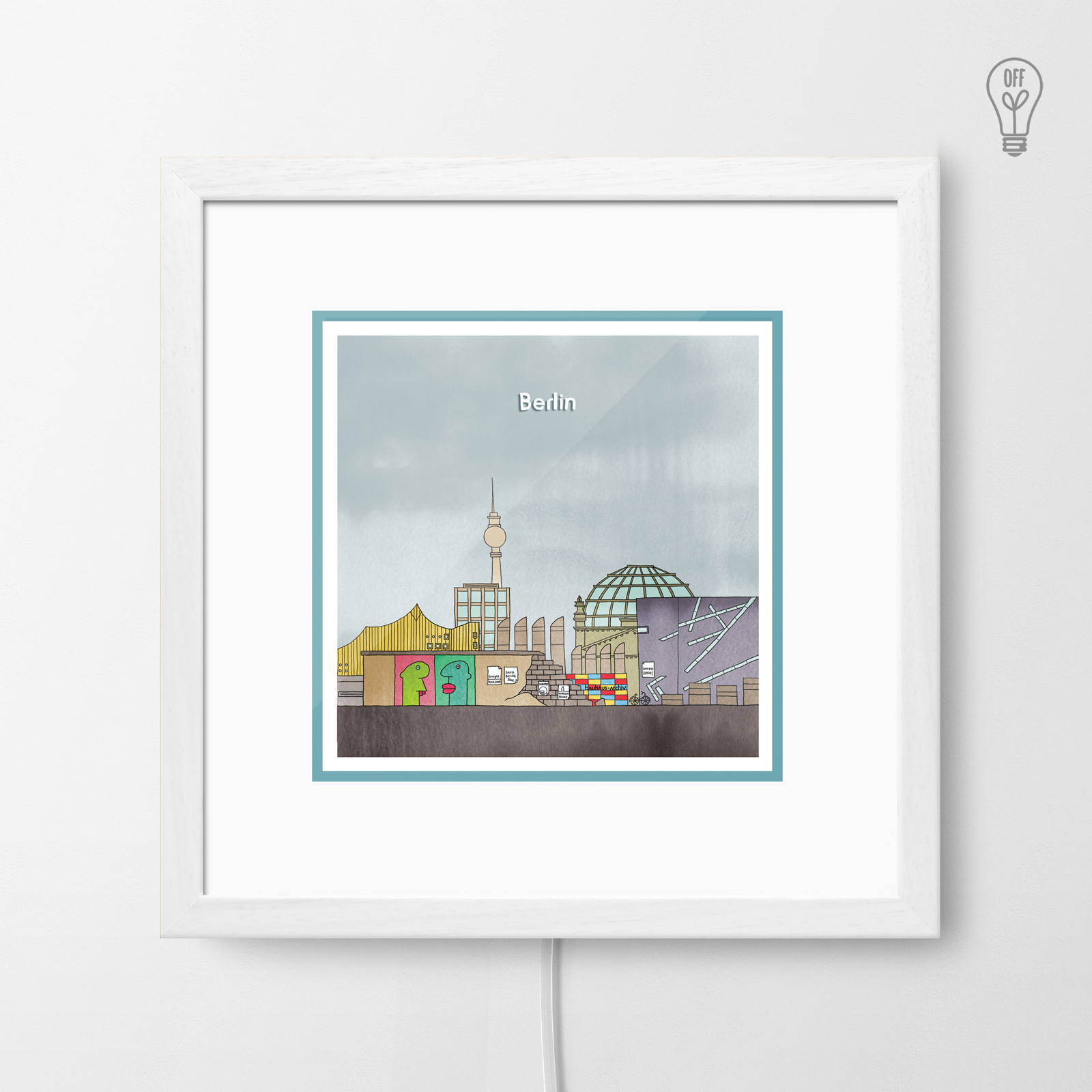 Berlin Illustrated Light Box Berlin Illustrated Light Box
