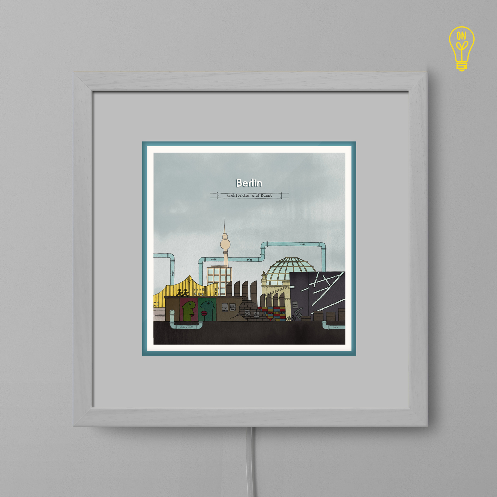 Berlin Illustrated Light Box Berlin Illustrated Light Box