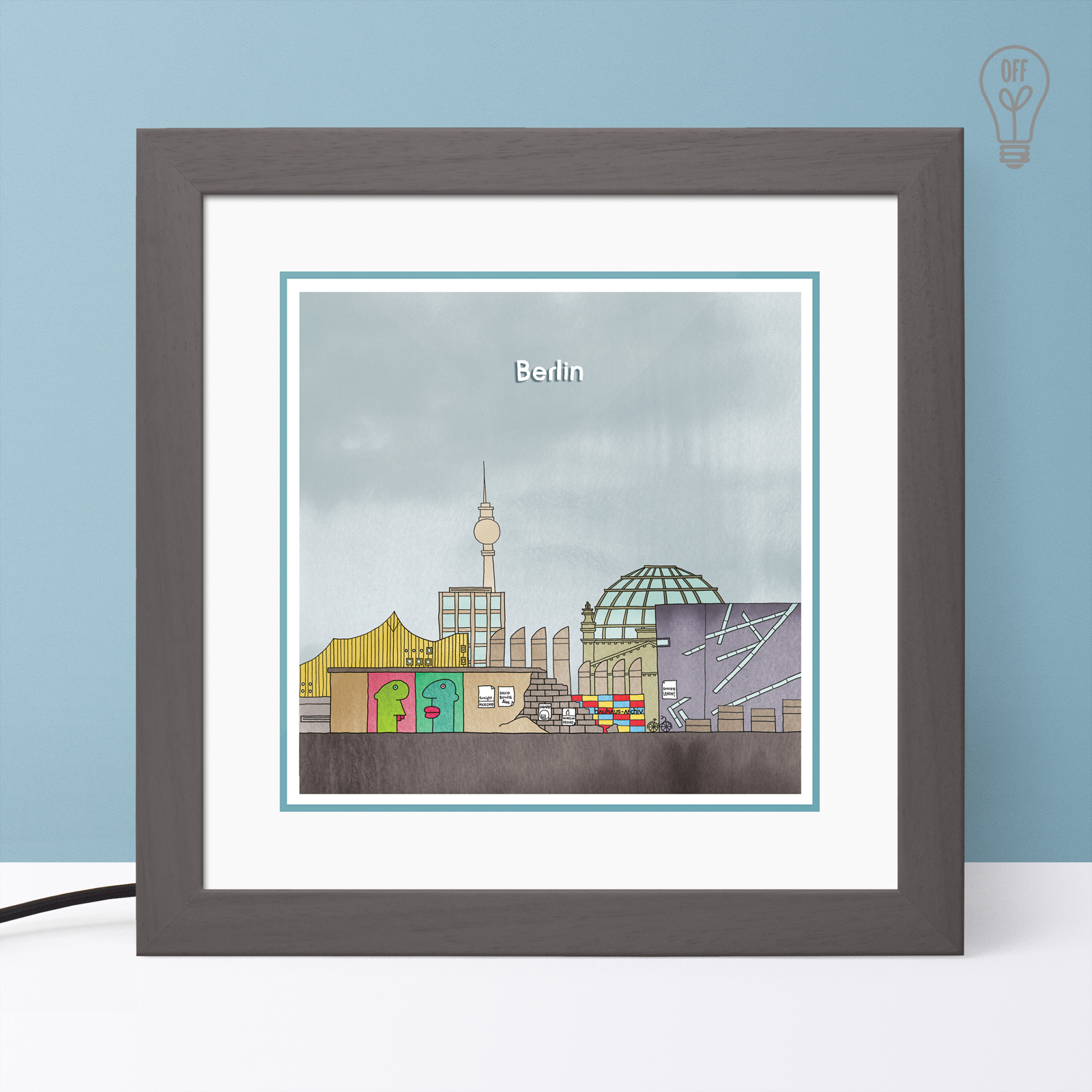 Berlin Illustrated Light Box Berlin Illustrated Light Box