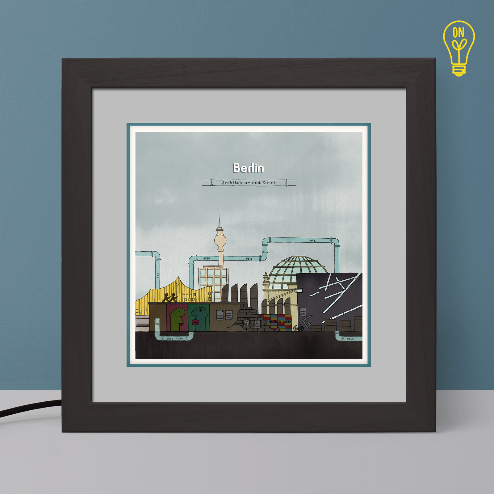 Berlin Illustrated Light Box Berlin Illustrated Light Box