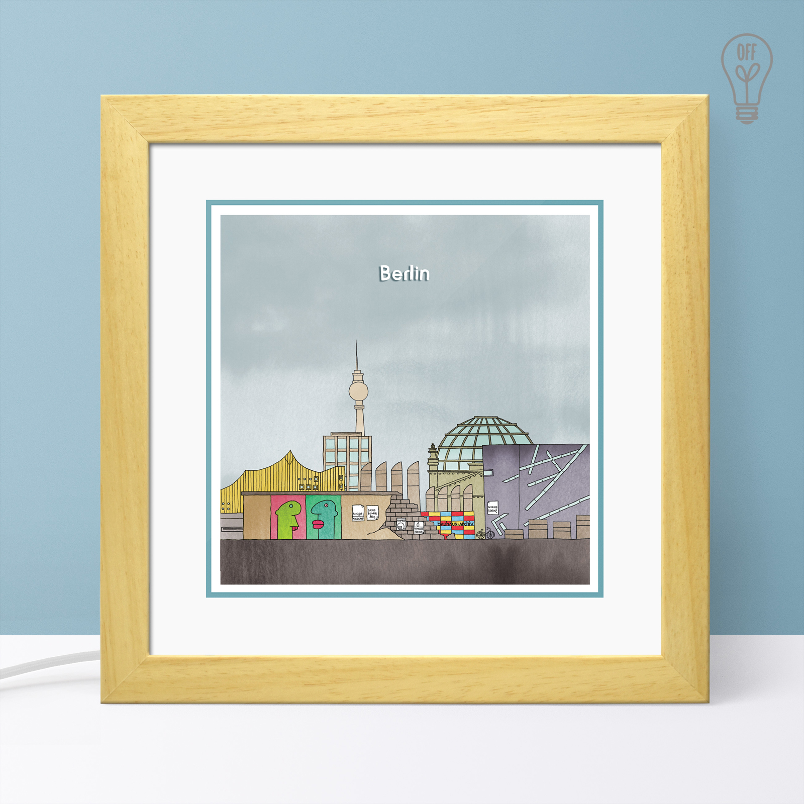 Berlin Illustrated Light Box Berlin Illustrated Light Box