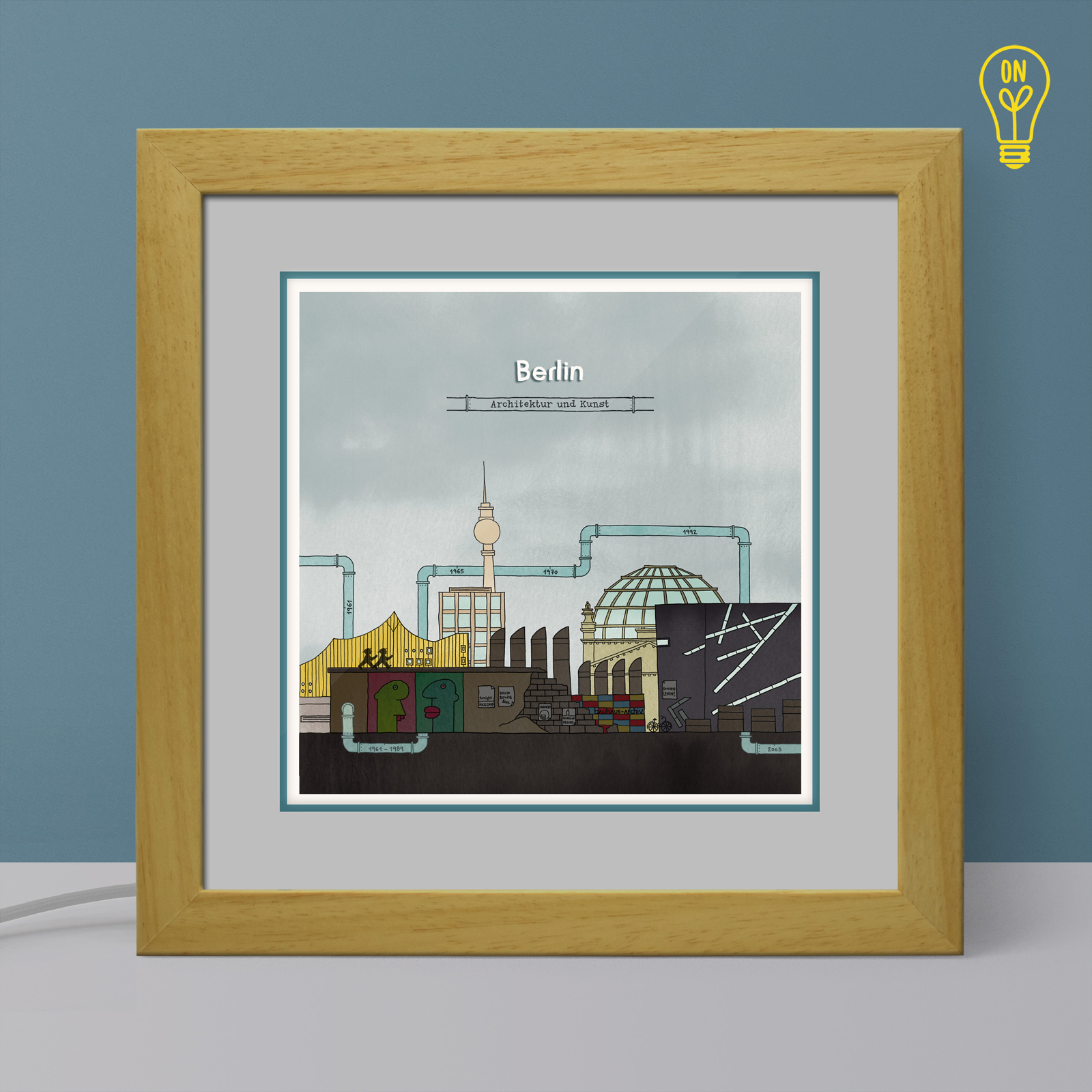 Berlin Illustrated Light Box Berlin Illustrated Light Box