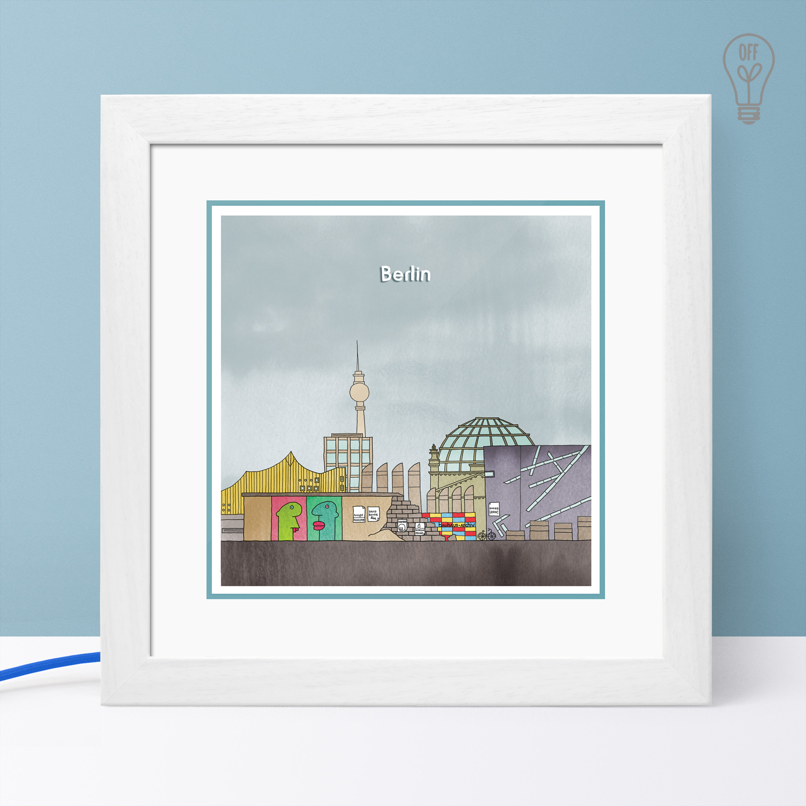 Berlin Illustrated Light Box Berlin Illustrated Light Box