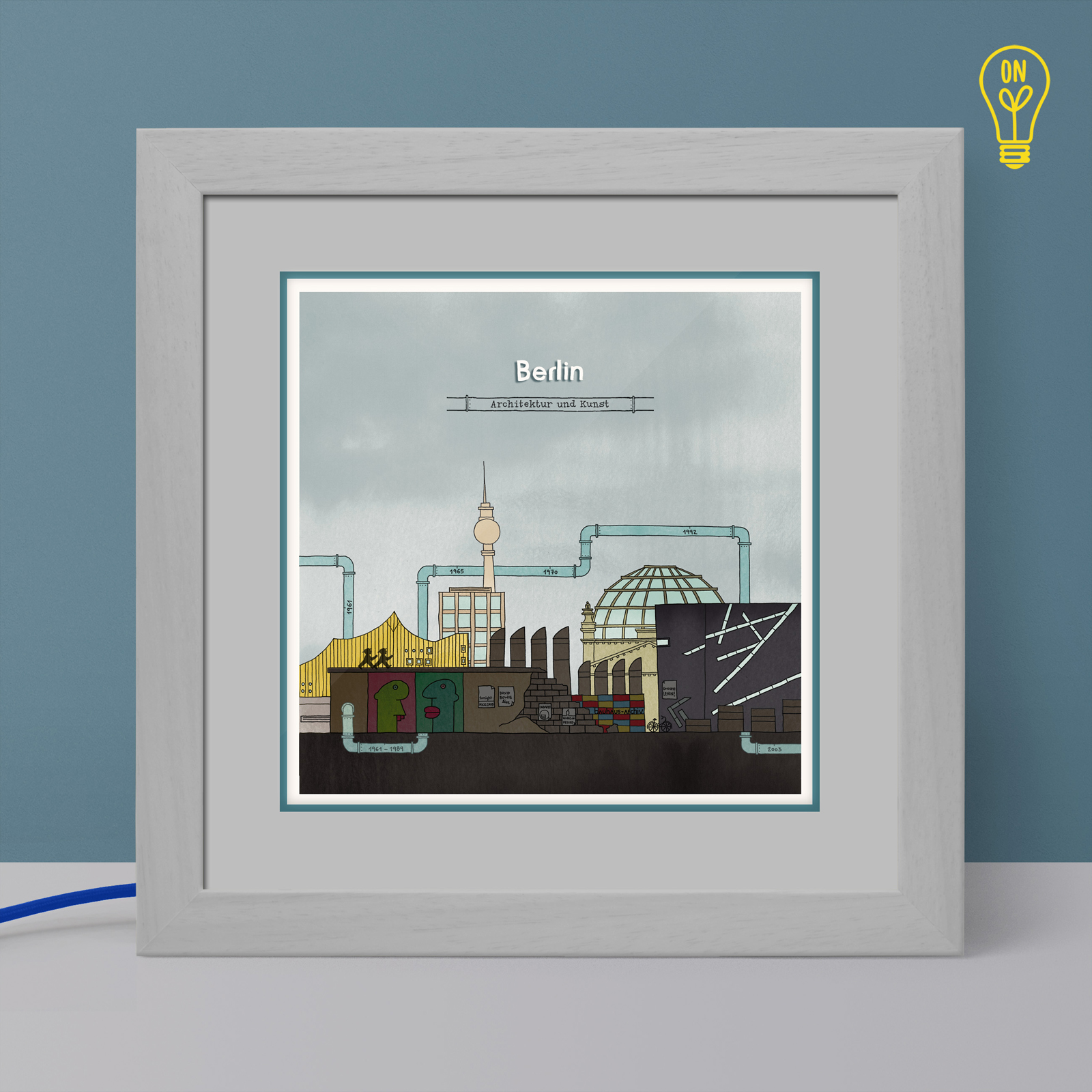 Berlin Illustrated Light Box Berlin Illustrated Light Box