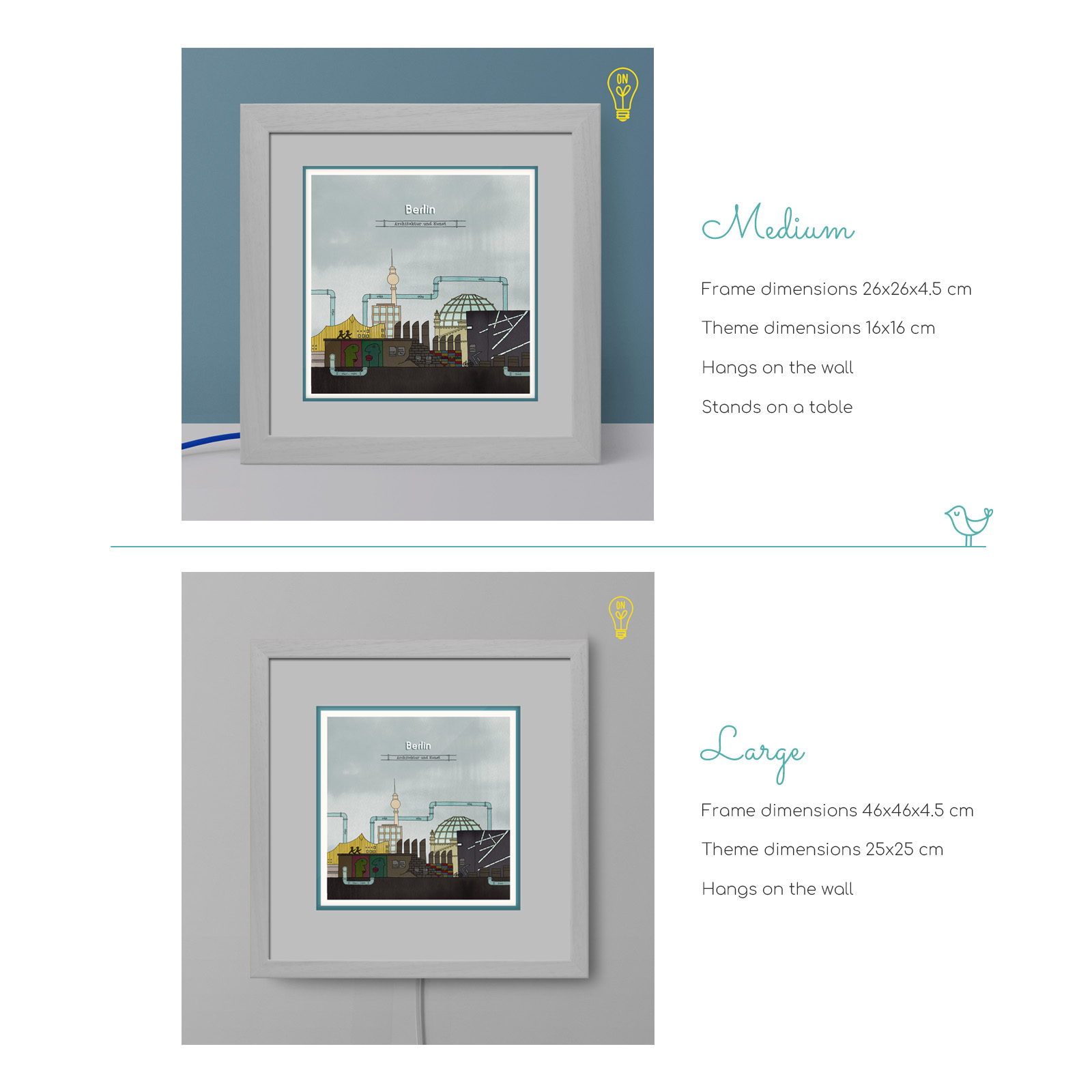 Berlin Illustrated Light Box Berlin Illustrated Light Box