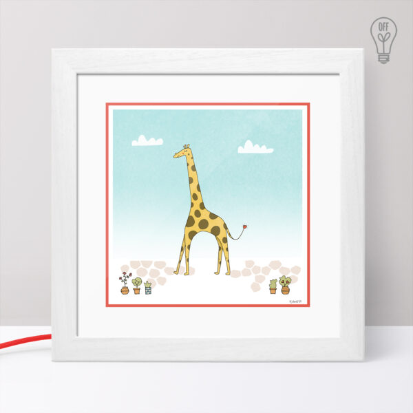 The Giraffe Illustrated Light Box