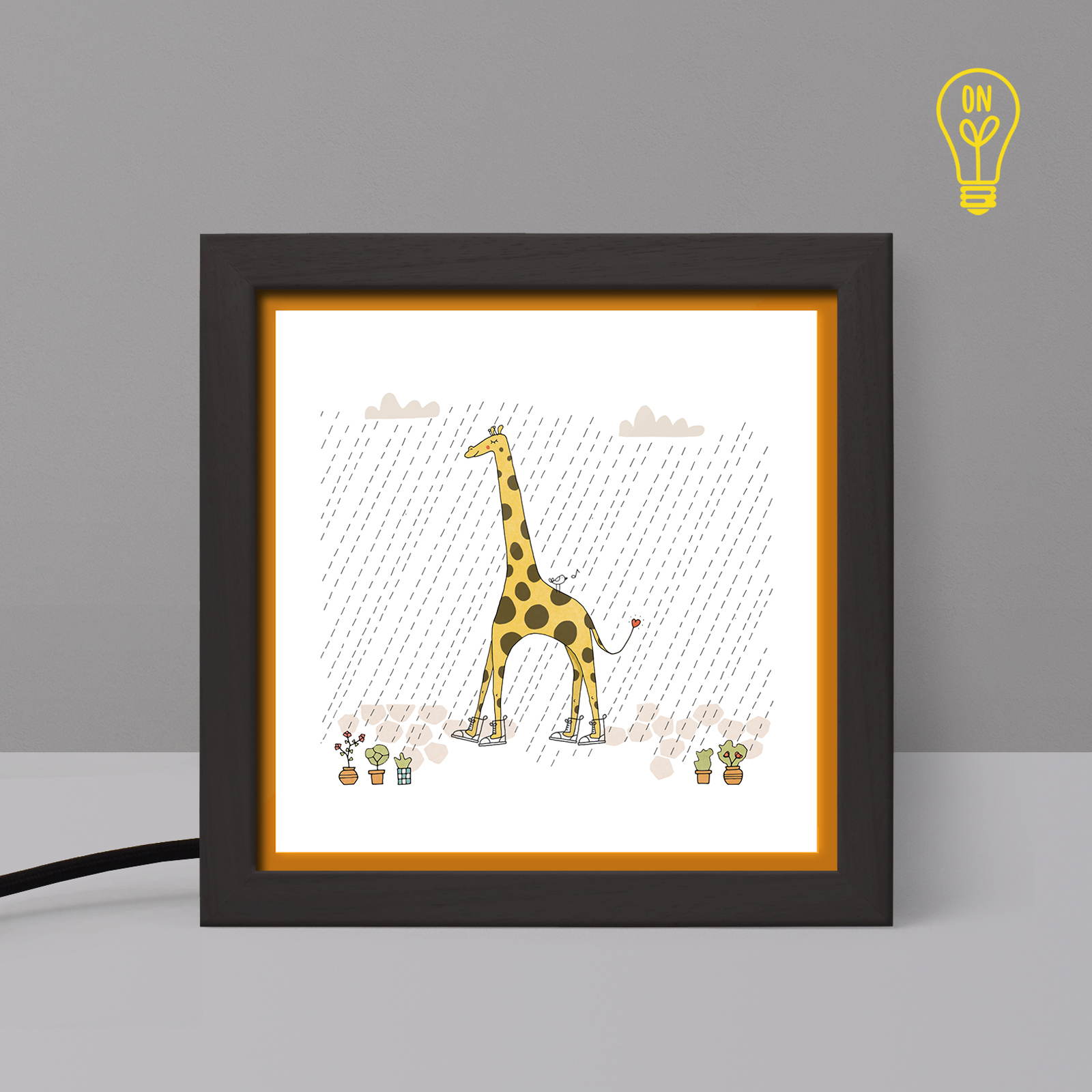 The Giraffe Tiny Illustrated USB Light Box The Giraffe Tiny Illustrated USB Light Box
