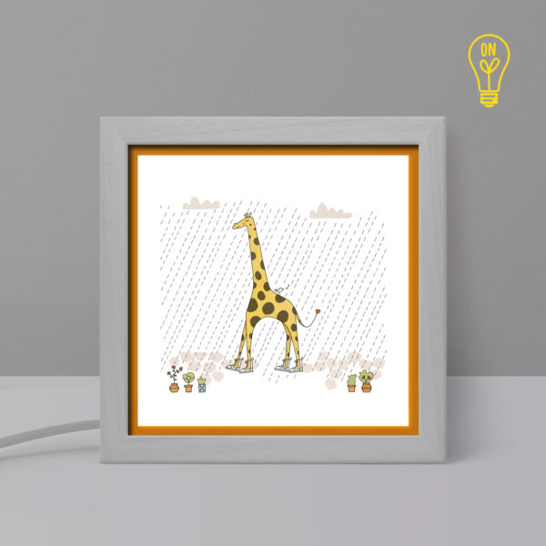 The Giraffe Tiny Illustrated USB Light Box