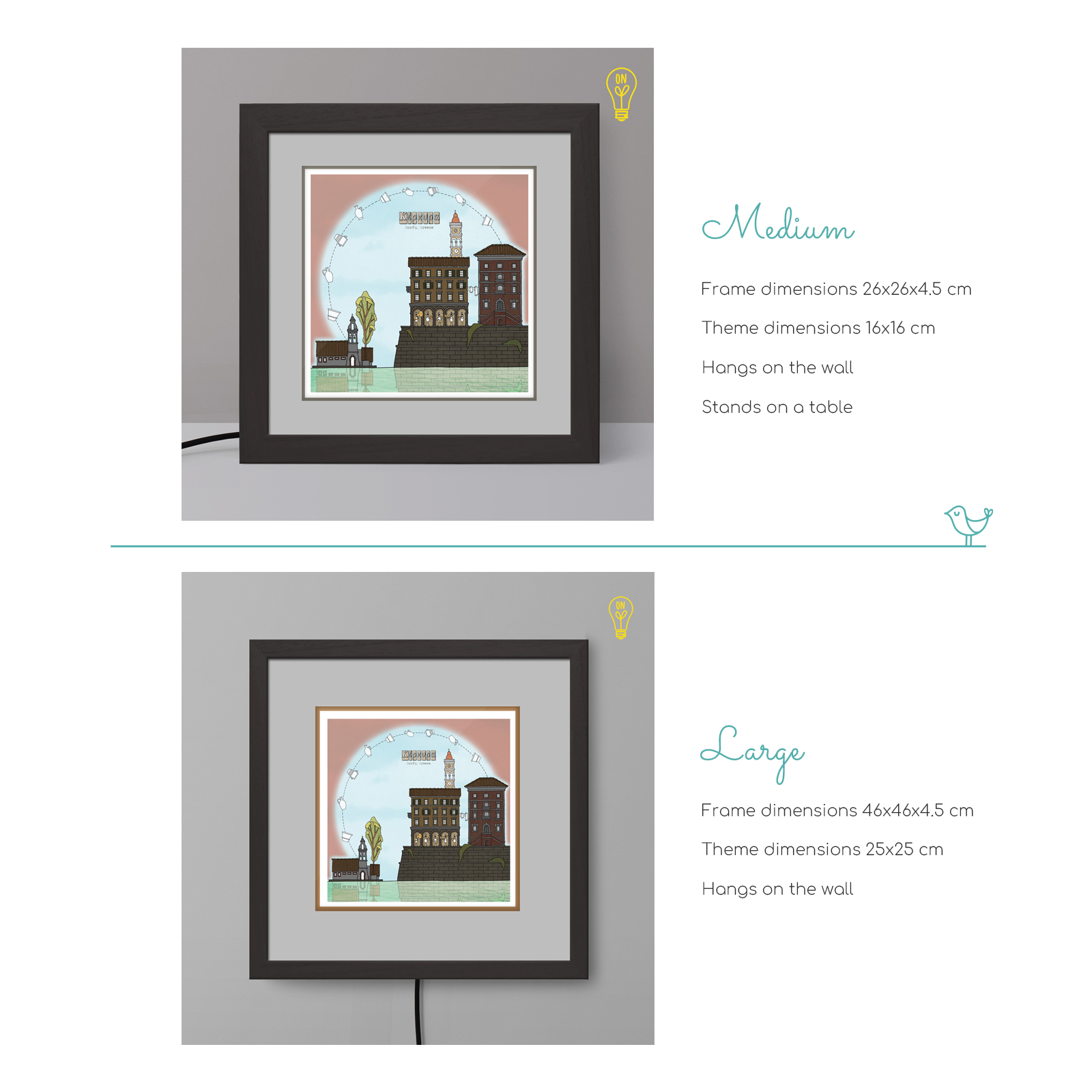 Kerkyra Illustrated Light Box Kerkyra Illustrated Light Box