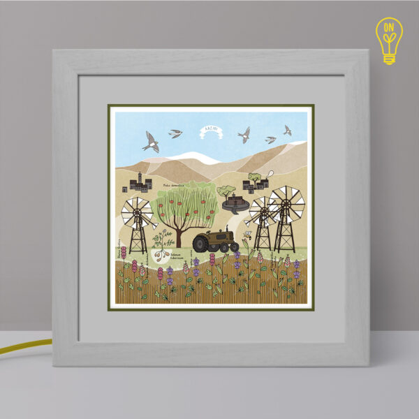 Lasithi Illustrated Light Box