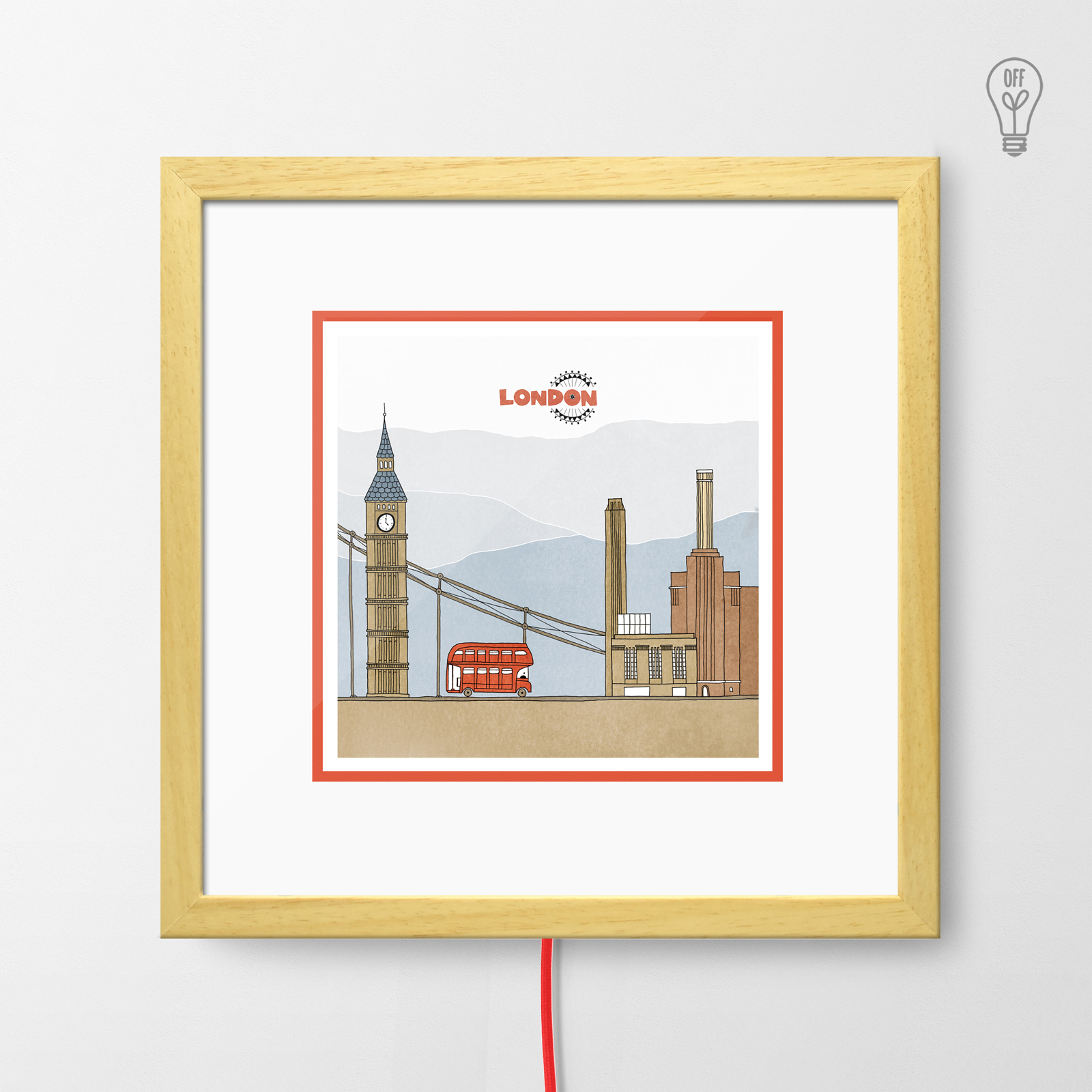 London Illustrated Light Box London Illustrated Light Box