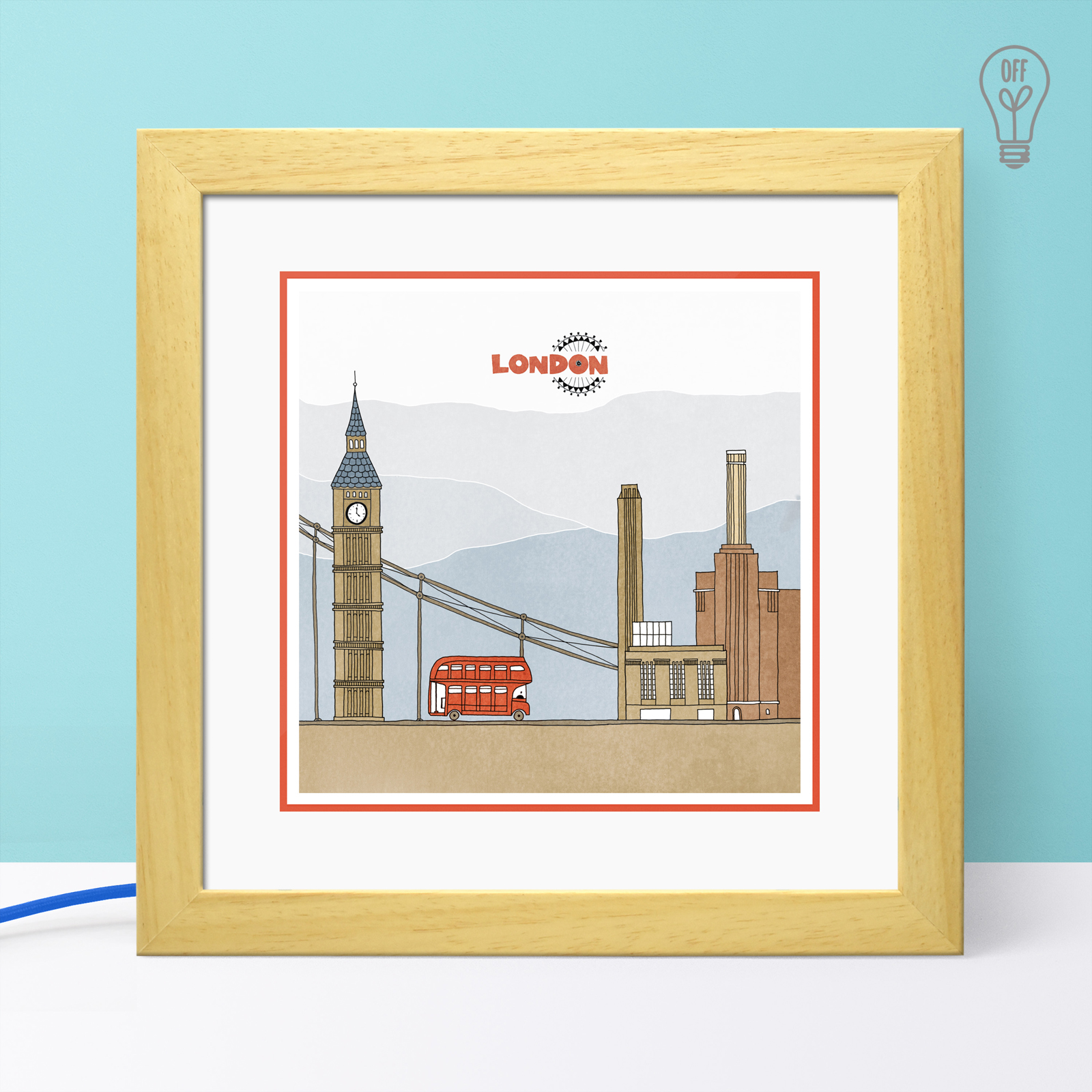 London Illustrated Light Box London Illustrated Light Box