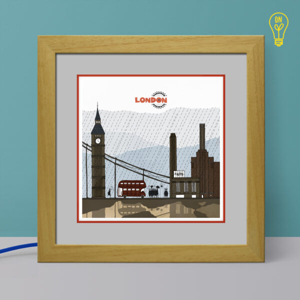 London Illustrated Light Box London Illustrated Light Box