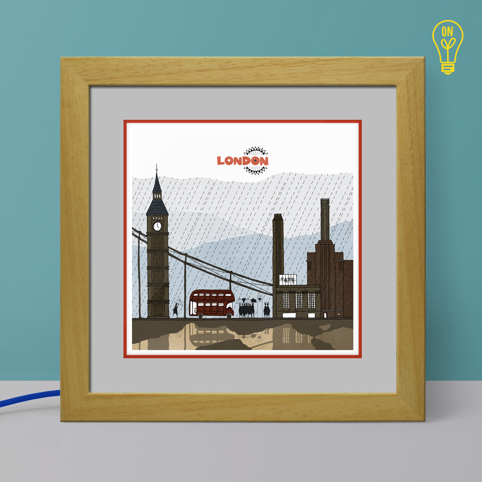 London Illustrated Light Box London Illustrated Light Box