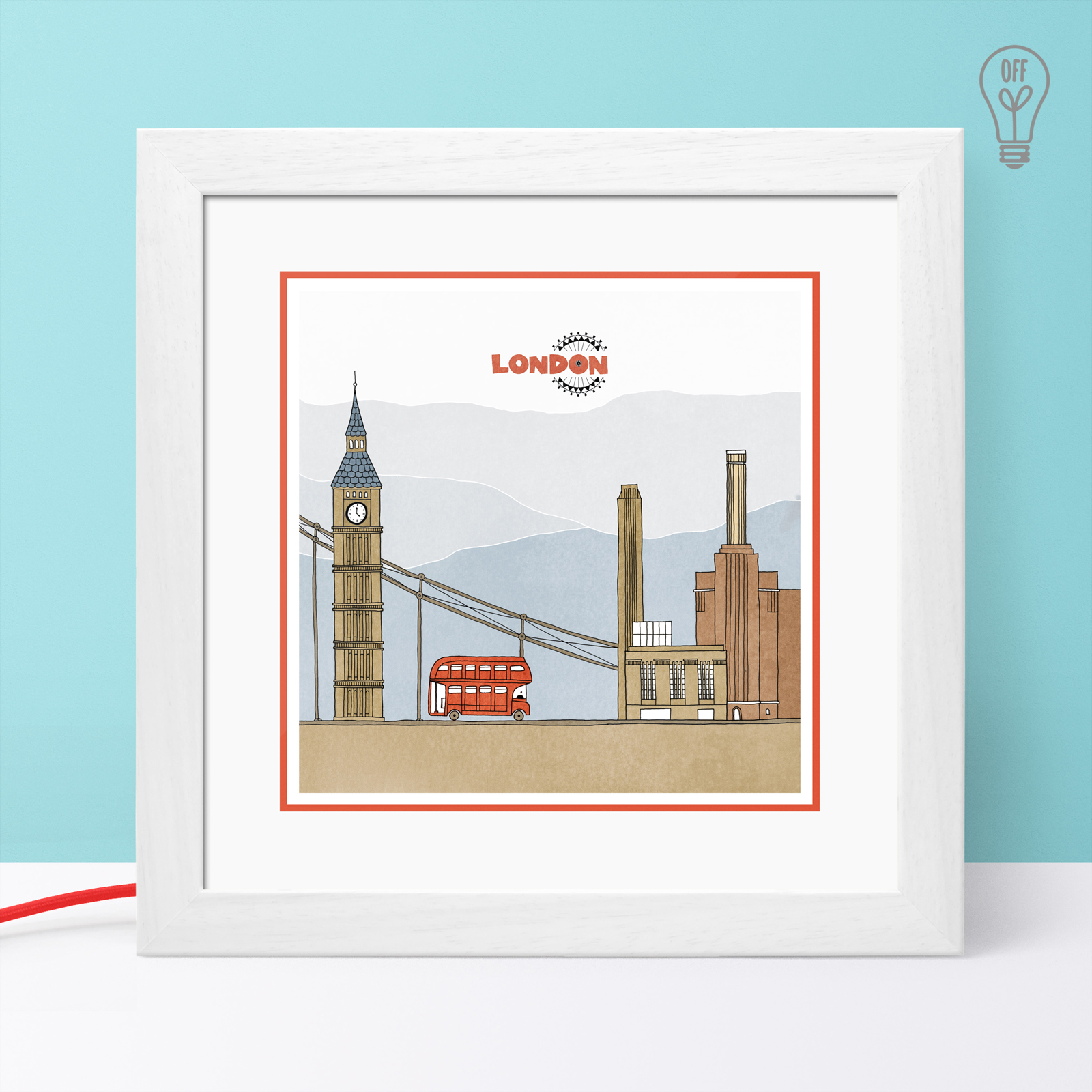 London Illustrated Light Box London Illustrated Light Box