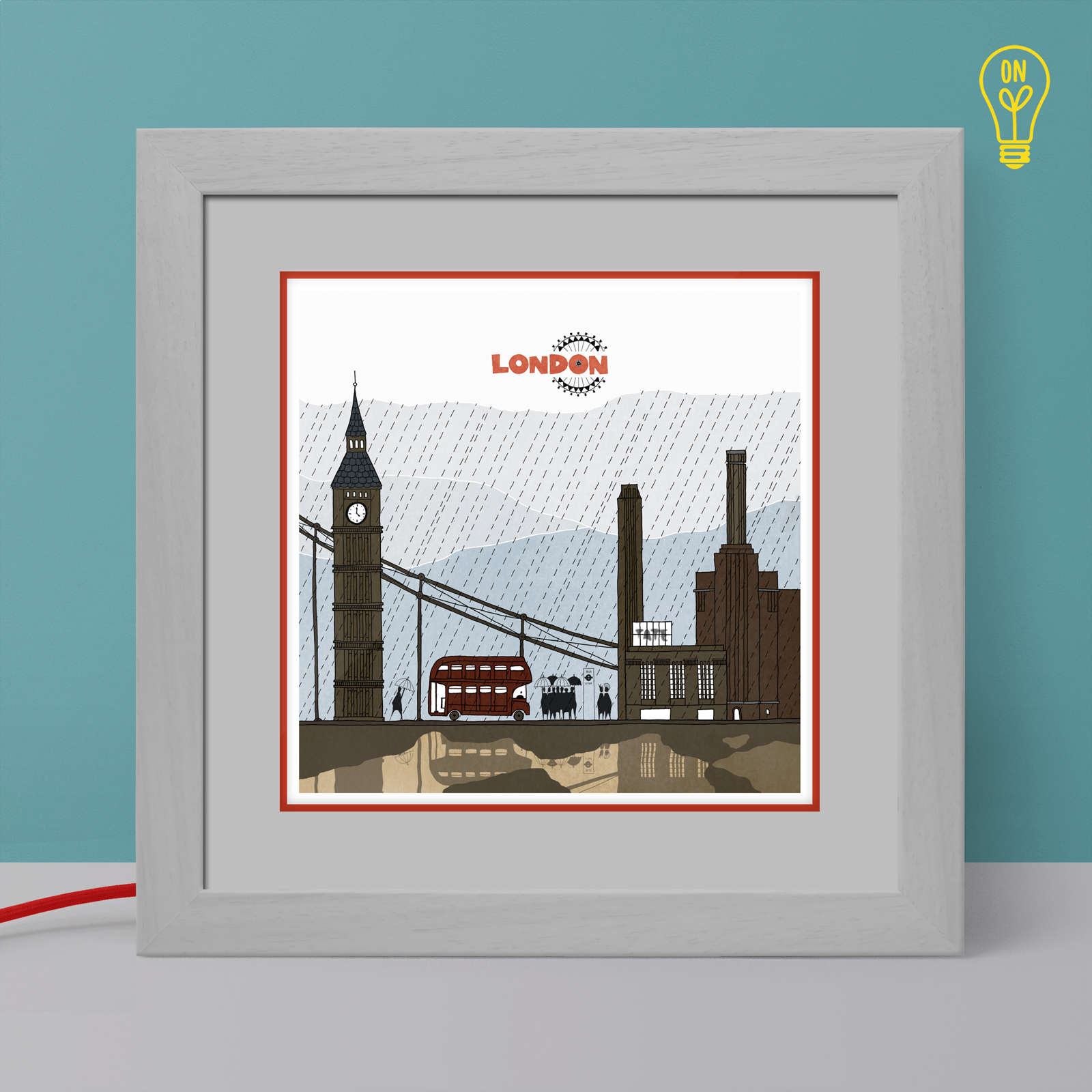London Illustrated Light Box London Illustrated Light Box