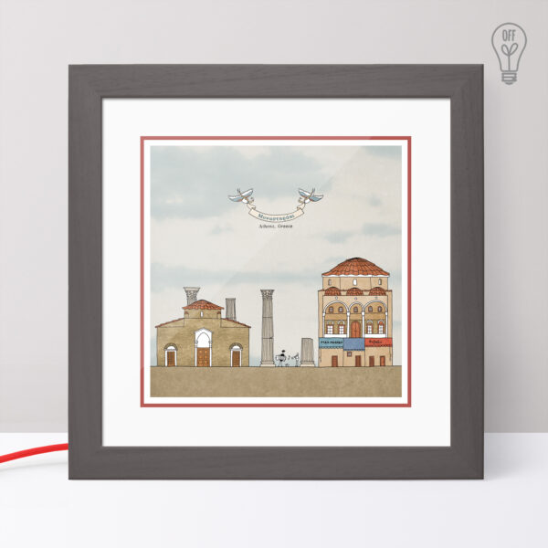 Monastiraki Illustrated Light Box