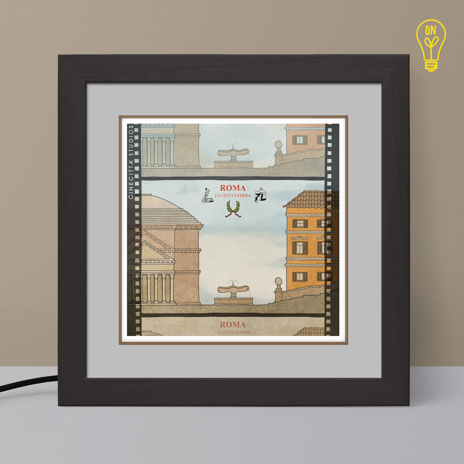 Roma Illustrated Light Box Roma Illustrated Light Box