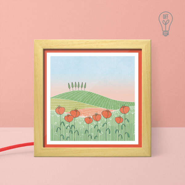 Sweet dreams #2 Tiny Illustrated USB Light Box