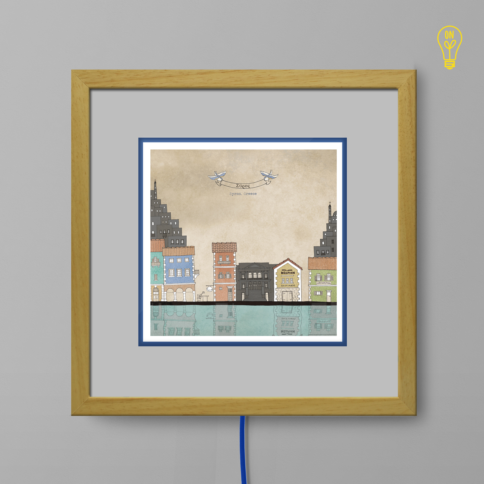 Syros Illustrated Light Box Syros Illustrated Light Box