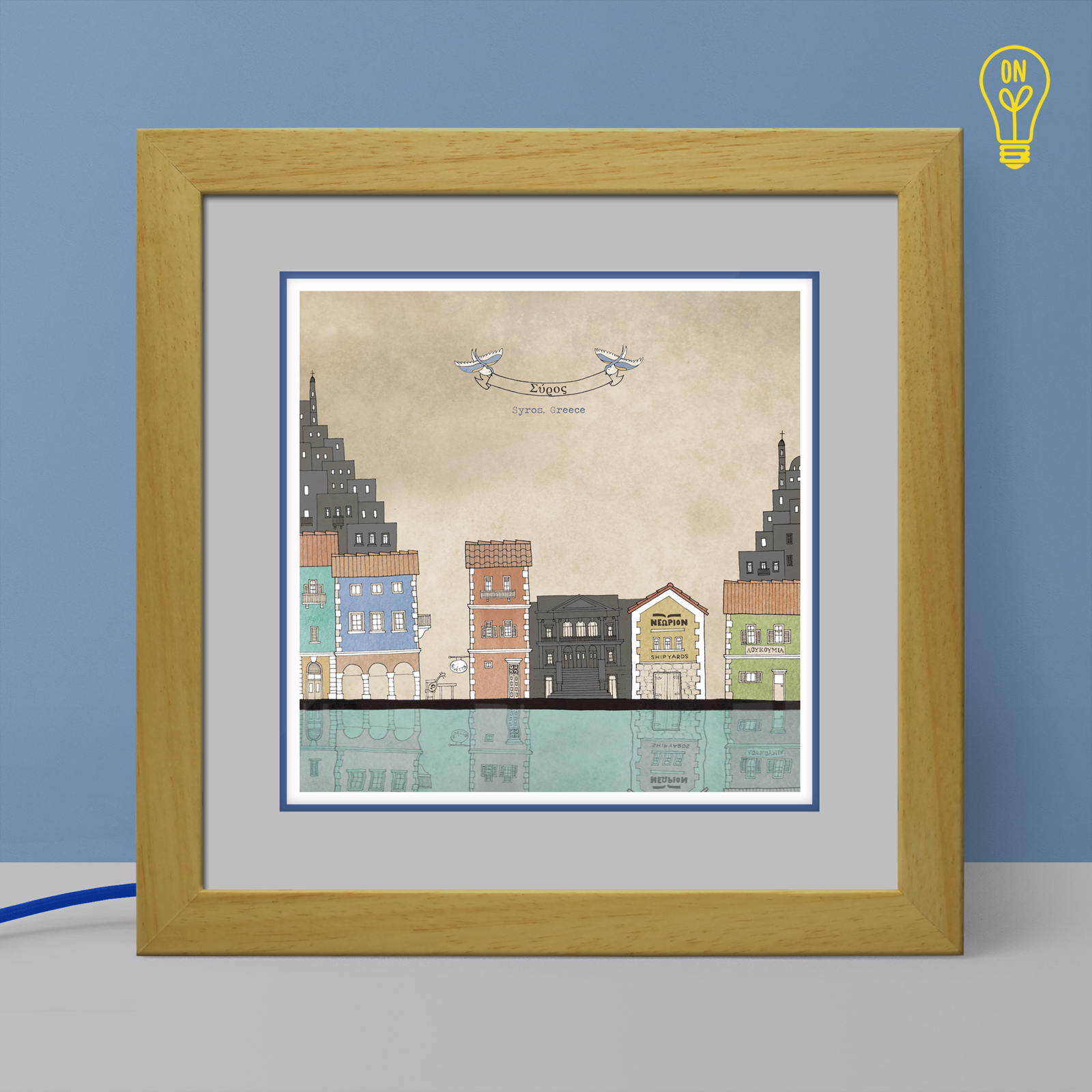 Syros Illustrated Light Box Syros Illustrated Light Box