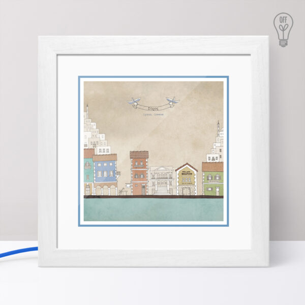Syros Illustrated Light Box
