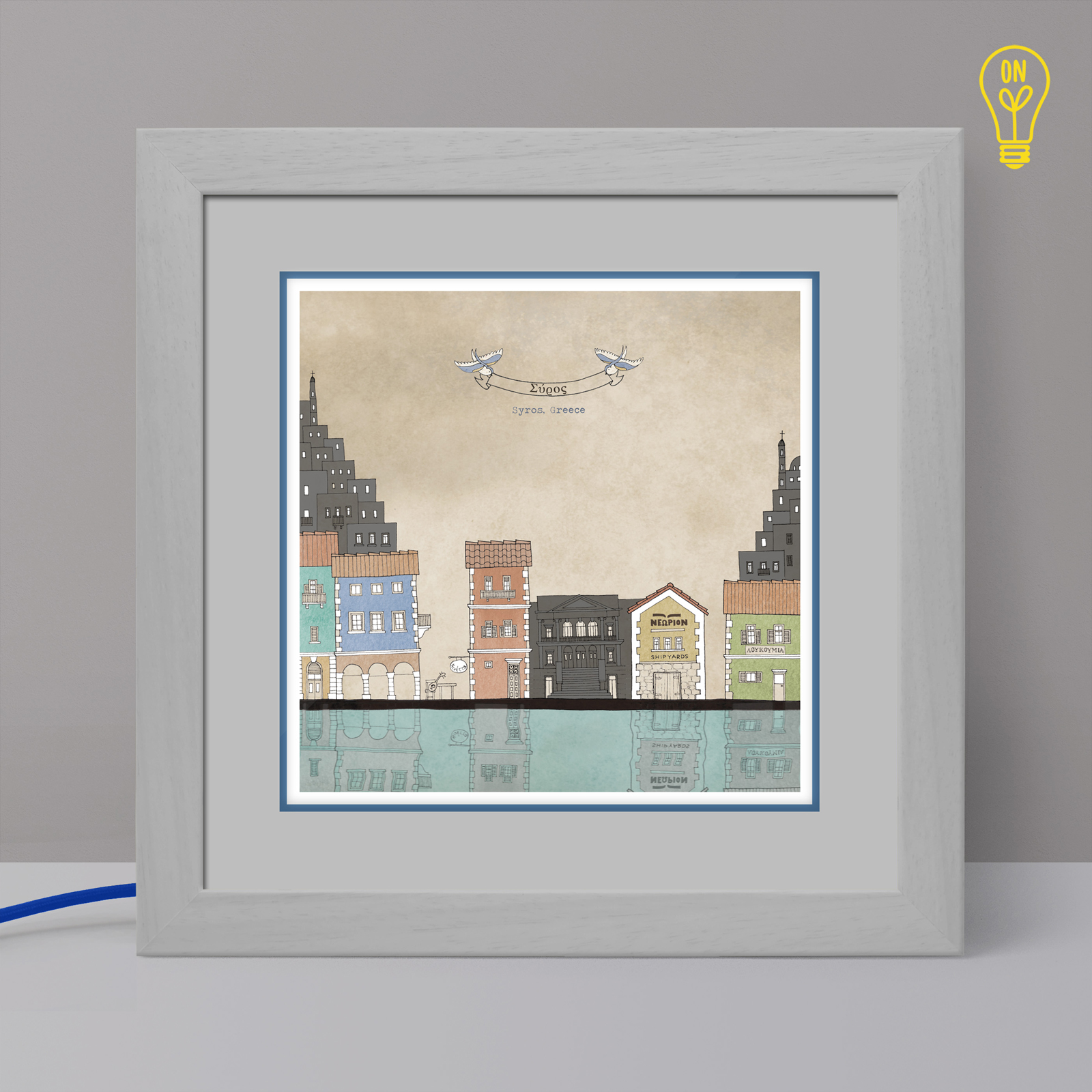 Syros Illustrated Light Box Syros Illustrated Light Box