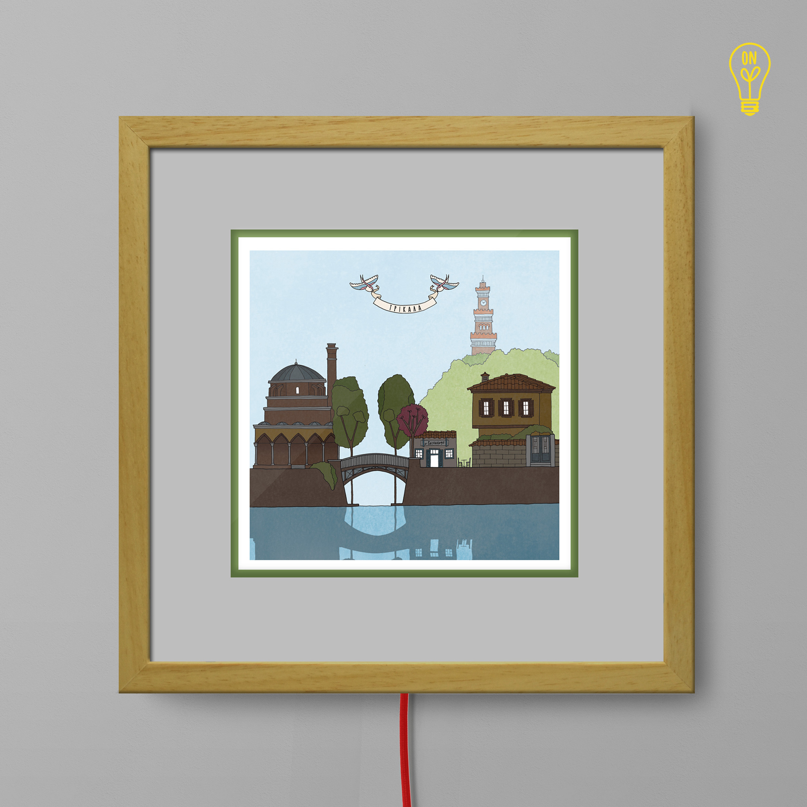 Trikala Illustrated Light Box Trikala Illustrated Light Box